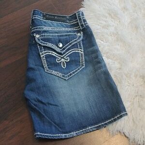 Rock Revival Blue Jean Shorts
